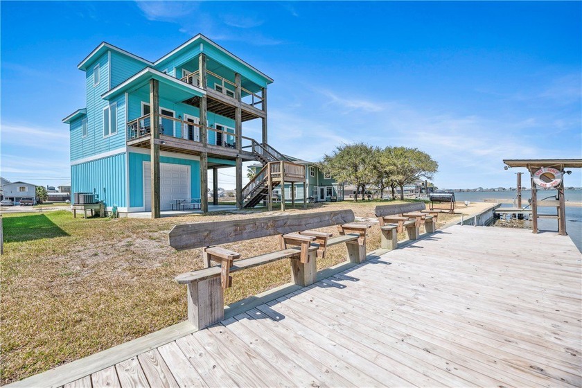 Experience breathtaking sunset views over Salt Lake from this - Beach Home for sale in Rockport, Texas on Beachhouse.com