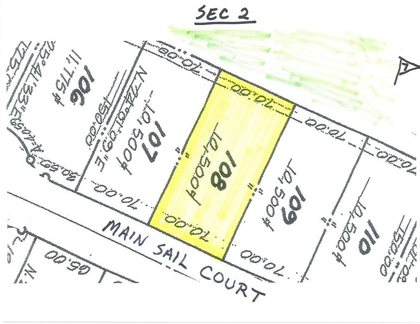 2/108 Mostly cleared Golf Course Lot overlooking 7th Green on - Beach Lot for sale in Greenbackville, Virginia on Beachhouse.com