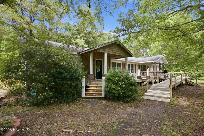 Tucked away at the end of the long gravel driveway, Lucky Ducks - Beach Home for sale in Beaufort, North Carolina on Beachhouse.com