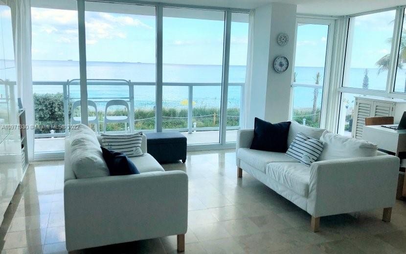 1,500 sq ft living area on the beach with direct beach and pool - Beach Condo for sale in Miami Beach, Florida on Beachhouse.com
