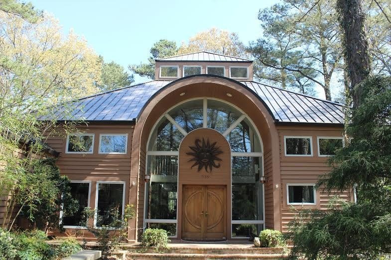 A spectacular Contemporary perched high on its own secluded - Beach Home for sale in Franktown, Virginia on Beachhouse.com