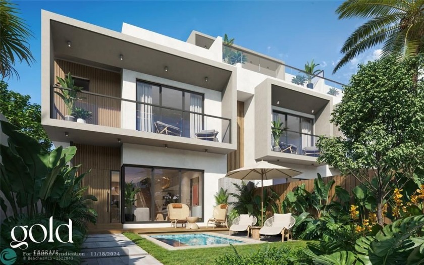 Brand new construction with well-though-out floor plan.  End - Beach Townhome/Townhouse for sale in Fort Lauderdale, Florida on Beachhouse.com