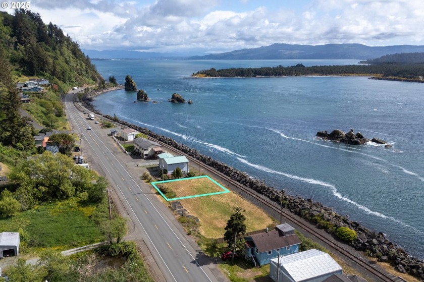 Waterfront Lot with Sweeping Bay Views! This level property - Beach Commercial for sale in Rockaway Beach, Oregon on Beachhouse.com