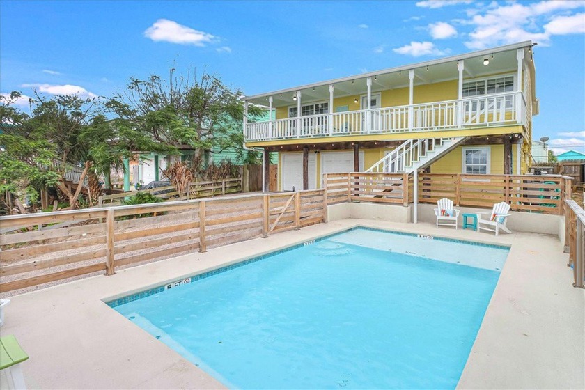 Big beachside beauty with 5 bdrms, 2 baths & a heated private - Beach Home for sale in Port Aransas, Texas on Beachhouse.com