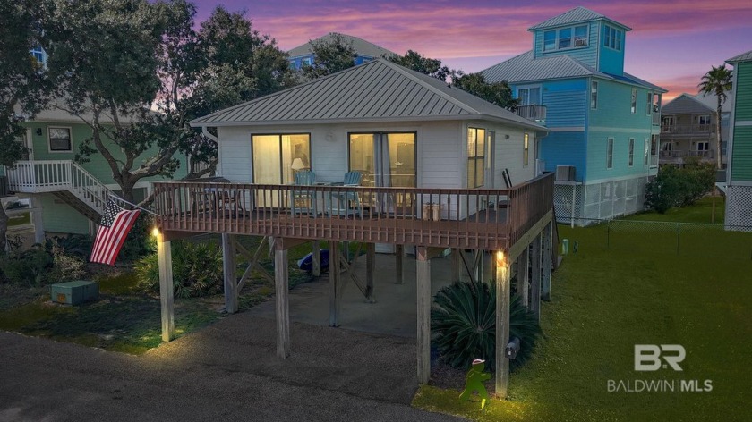 Adorable raised beach cottage in a quite low traffic area on - Beach Home for sale in Gulf Shores, Alabama on Beachhouse.com