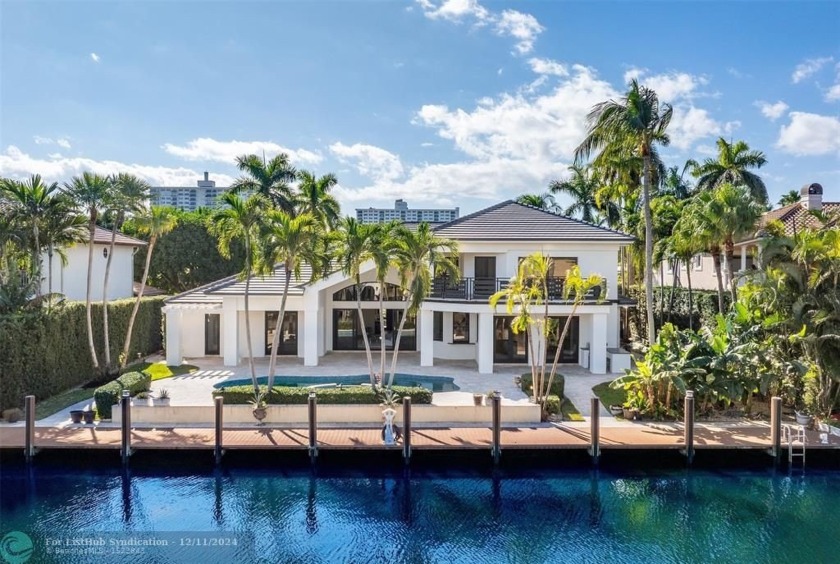 Lavishly remodeled waterfront estate in the prestigious and - Beach Home for sale in Fort Lauderdale, Florida on Beachhouse.com