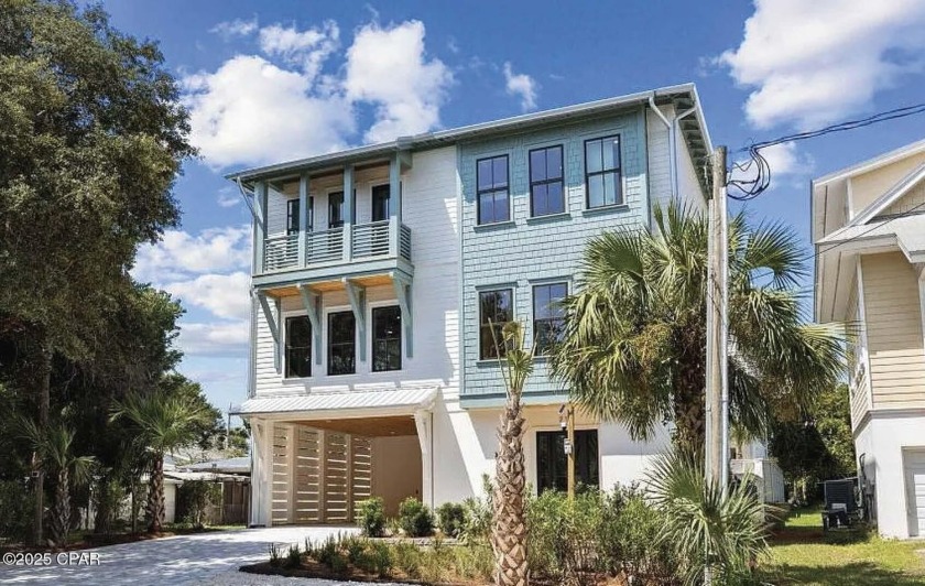 This newly completed custom home is just 350 yards from an - Beach Home for sale in Panama City Beach, Florida on Beachhouse.com