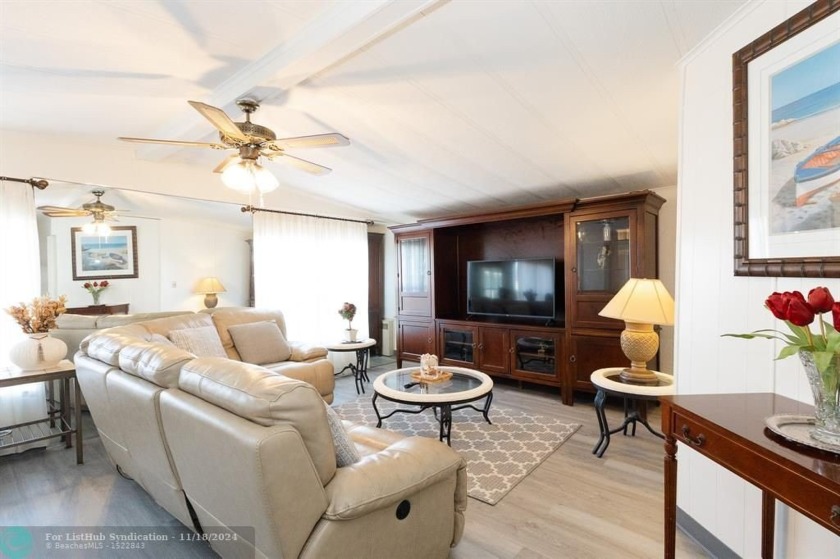 Step into this beautifully maintained 2-bedroom, 2-bath mobile - Beach Home for sale in Vero Beach, Florida on Beachhouse.com