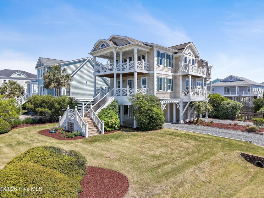 Coastal luxury meets panoramic water views in this exquisite - Beach Home for sale in Holden Beach, North Carolina on Beachhouse.com