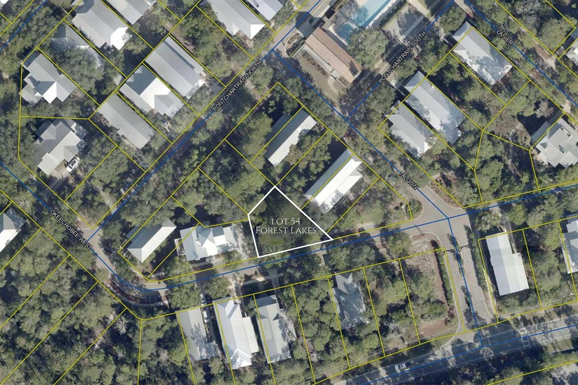 Located within the private, gated community of Forest Lakes - Beach Lot for sale in Santa Rosa Beach, Florida on Beachhouse.com