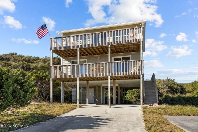 OCEAN VIEWS FROM HIGH GROUND!
Over $100,000 invested in repairs - Beach Home for sale in Emerald Isle, North Carolina on Beachhouse.com