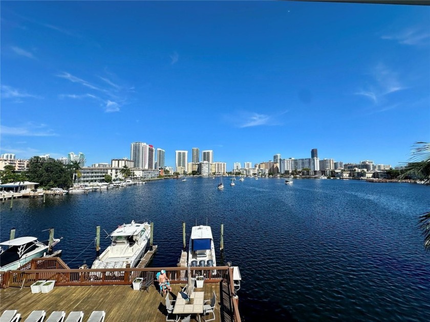 Beautiful water views of Golden Isles Lake from this 2-bedroom - Beach Condo for sale in Hallandale Beach, Florida on Beachhouse.com