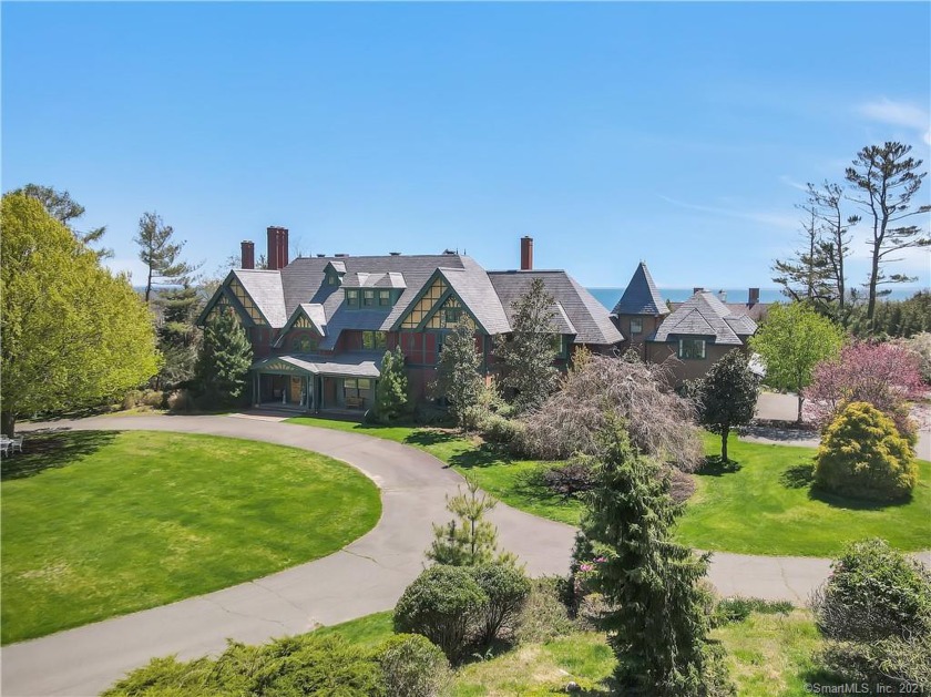 Award-winning modern-day Queen Anne Home sits elegantly on 3 - Beach Home for sale in Fairfield, Connecticut on Beachhouse.com