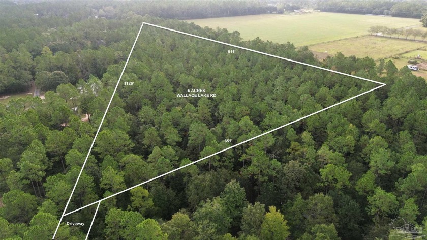 Tucked away in the highly sought-after Wallace Lake area, this - Beach Acreage for sale in Pace, Florida on Beachhouse.com