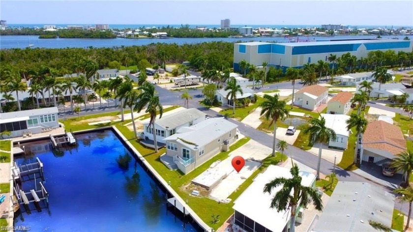 In this dynamic 55+ co-op community that now permits elevated - Beach Lot for sale in Fort Myers Beach, Florida on Beachhouse.com