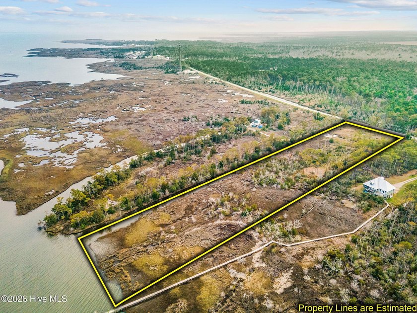 This expansive 5 acre property offers stunning views of Nelson - Beach Acreage for sale in Stacy, North Carolina on Beachhouse.com