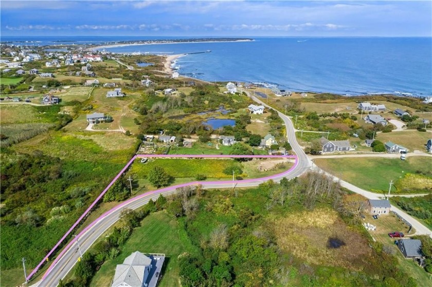 This nearly 1 acre parcel of land, situated in the sought- after - Beach Lot for sale in Block Island, Rhode Island on Beachhouse.com