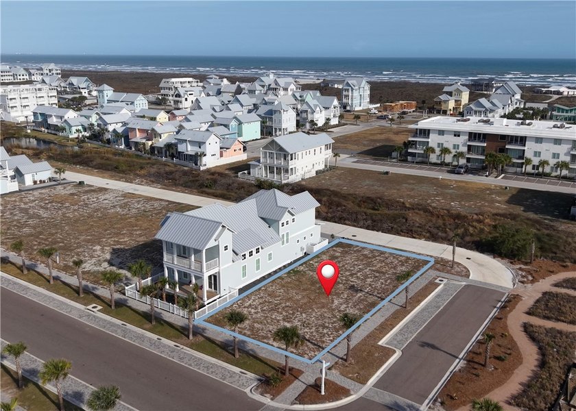Super-sweet oversized corner lot in the Water's Edge subdivision - Beach Lot for sale in Port Aransas, Texas on Beachhouse.com