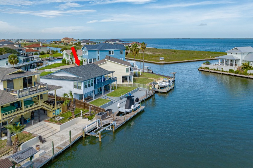 Canal front home with private lighted dock! Views! Foosball - Beach Vacation Rentals in Aransas Pass, Texas on Beachhouse.com