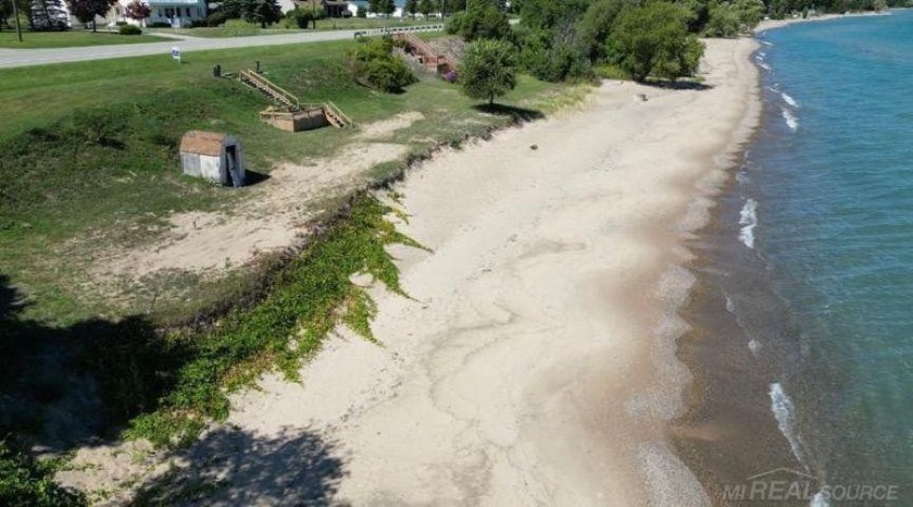 Stunning 211 feet of pure Michigan sand on Sparkling Lake Huron! - Beach Lot for sale in Carsonville, Michigan on Beachhouse.com