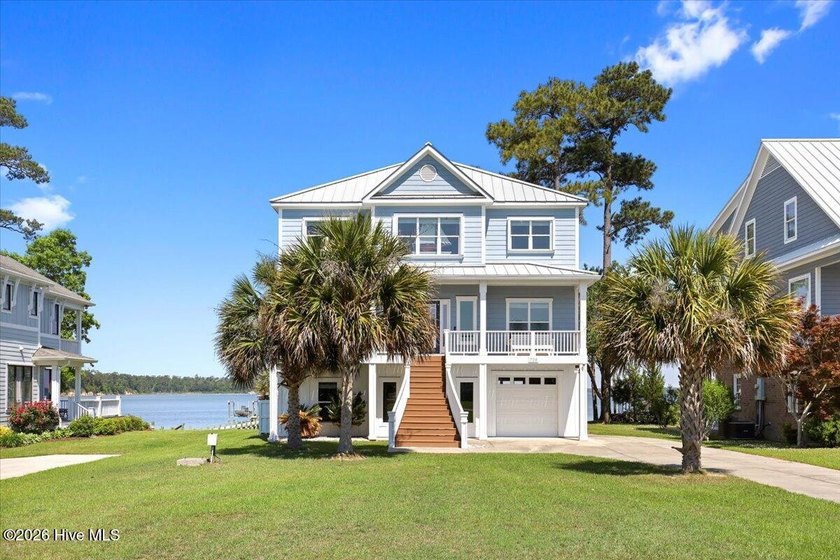 Experience true waterfront living in this custom-built dream - Beach Home for sale in Sneads Ferry, North Carolina on Beachhouse.com
