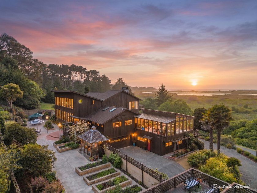 Exceptional custom home situated on 2 acres directly bordering - Beach Home for sale in Loleta, California on Beachhouse.com