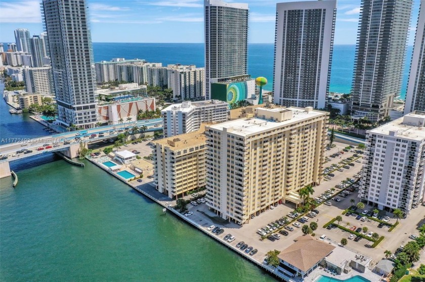 Stunning corner unit with intracoastal Views-Steps from the - Beach Condo for sale in Hallandale Beach, Florida on Beachhouse.com