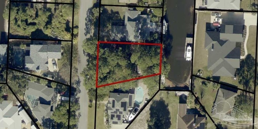 One of the few Waterfront (canal) lots available to build your - Beach Lot for sale in Gulf Breeze, Florida on Beachhouse.com