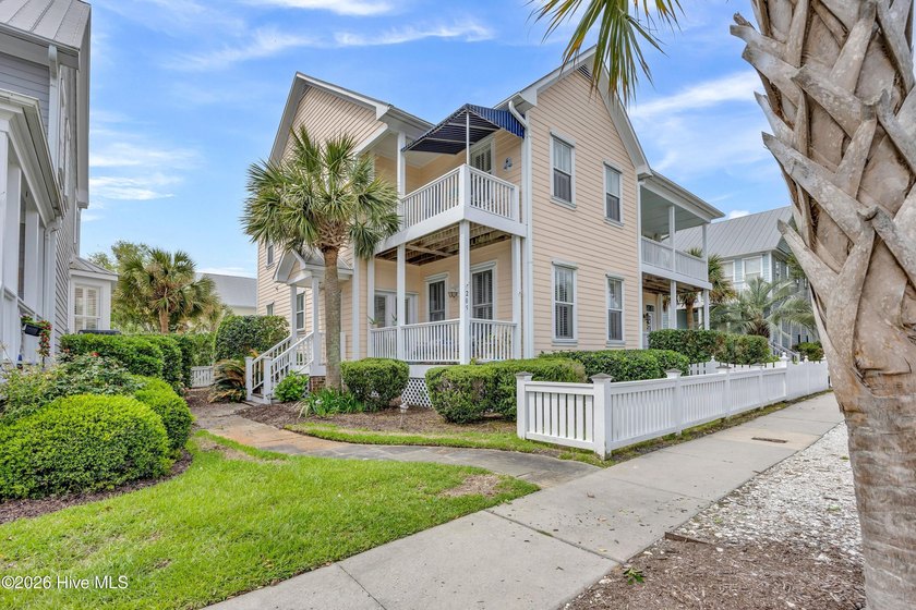 Timeless Charleston-inspired charm meets relaxed coastal living - Beach Townhome/Townhouse for sale in Carolina Beach, North Carolina on Beachhouse.com