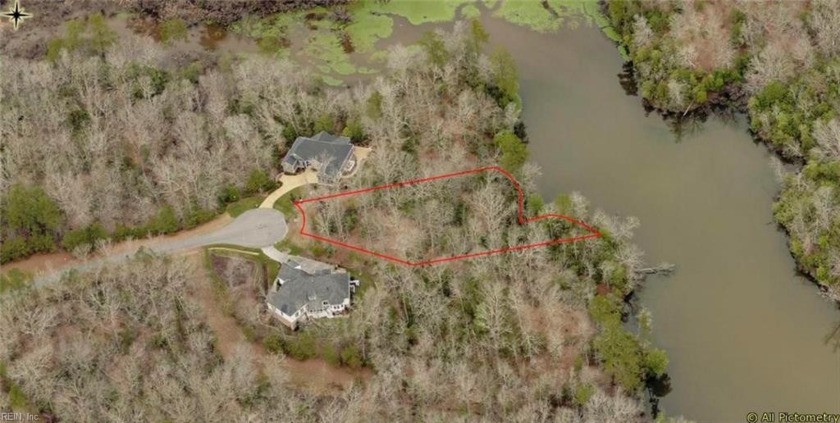 Stunning .85 acre - WATERFRONT on 32 acre lake. Located at end - Beach Lot for sale in Toano, Virginia on Beachhouse.com