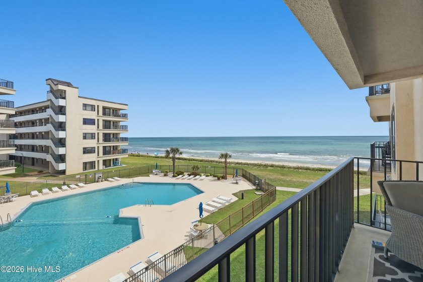 This spacious 2-bedroom, 2-bath furnished ocean-view condo - Beach Condo for sale in Indian Beach, North Carolina on Beachhouse.com