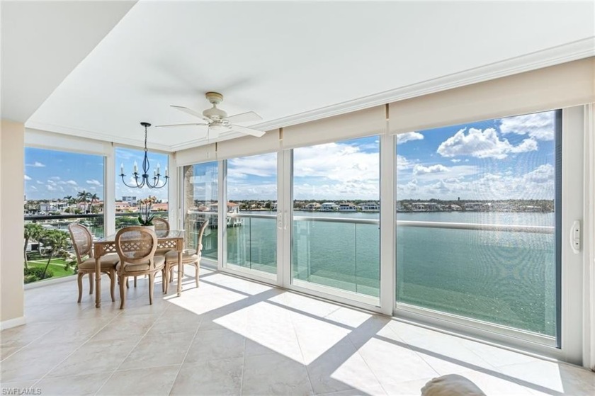 Enjoy stunning Gulf and wide Bay views from this beautifully - Beach Home for sale in Naples, Florida on Beachhouse.com