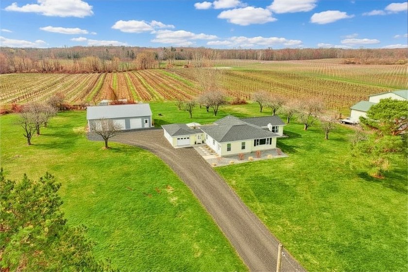 **2+ ACRES! ORCHARD VIEWS! UPDATED RANCH! POLE BARN/SHOP! - - Beach Home for sale in Ontario, New York on Beachhouse.com