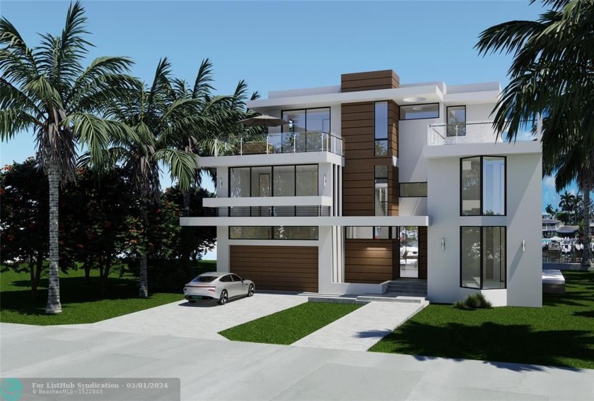 New Construction/Under construction. Contemporary waterfront - Beach Home for sale in Fort Lauderdale, Florida on Beachhouse.com