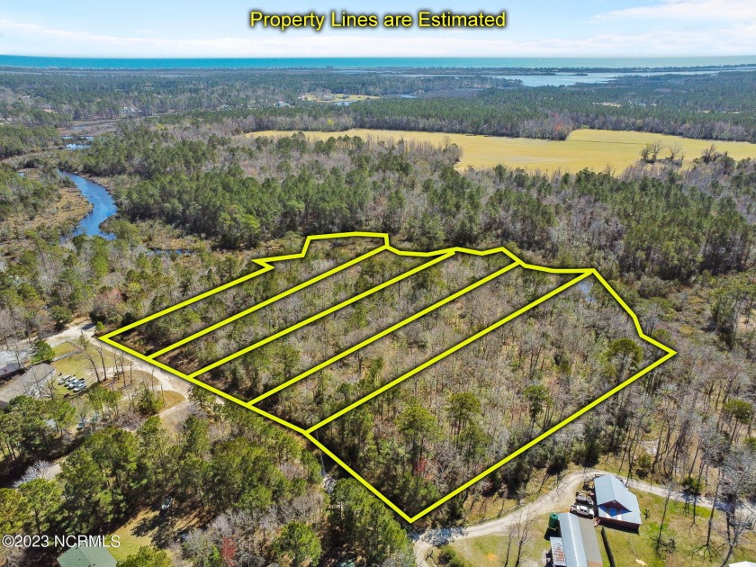 8.68 acres of waterfront land. 5 lots being listed individually - Beach Acreage for sale in Holly Ridge, North Carolina on Beachhouse.com