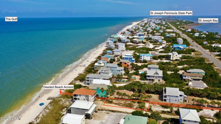 1ST TIER LOT on the coveted western-facing beach on Cape San - Beach Lot for sale in Port St Joe, Florida on Beachhouse.com