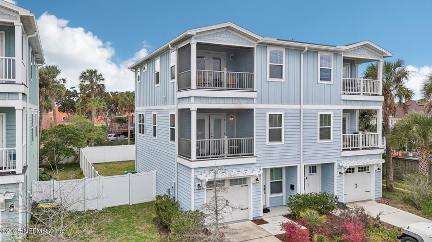 Located just steps from the sand, this stunning coastal retreat - Beach Townhome/Townhouse for sale in Jacksonville Beach, Florida on Beachhouse.com