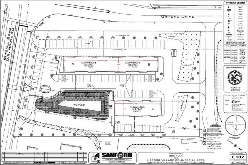 Land lease Lot A available at the signalized corner of Buffalo - Beach Commercial for sale in Erie, Pennsylvania on Beachhouse.com