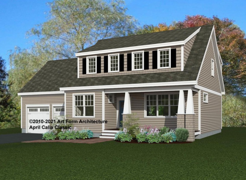 Welcome to Beacon Ridge!  Build the beautiful home pictured here - Beach Home for sale in Brunswick, Maine on Beachhouse.com