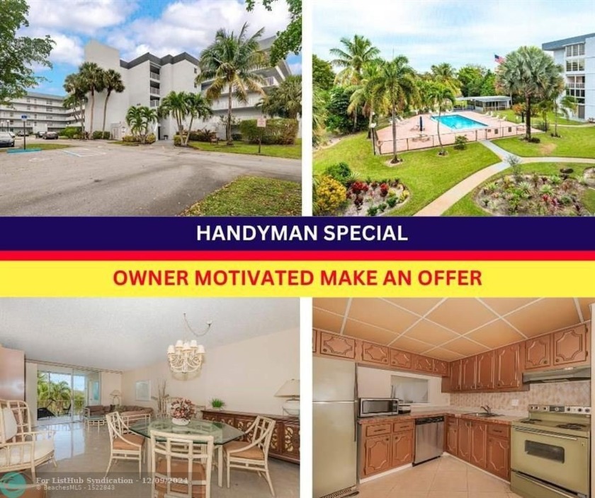 HANDYMAN SPECIAL!!! Don't Miss Out On The Opportunity To Own - Beach Condo for sale in Margate, Florida on Beachhouse.com