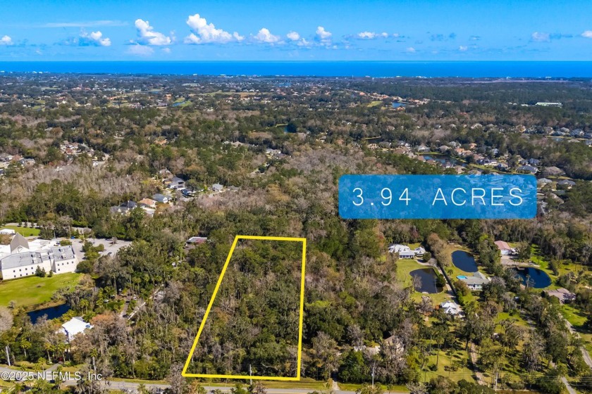 Rarely does an opportunity arise to purchase almost 4 acres of - Beach Acreage for sale in Ponte Vedra Beach, Florida on Beachhouse.com