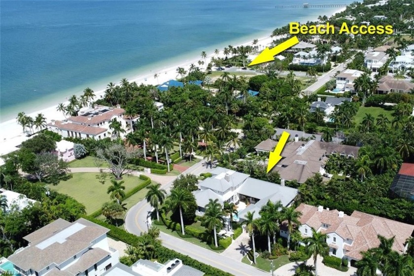 Located directly across the street from the beach at the - Beach Home for sale in Naples, Florida on Beachhouse.com