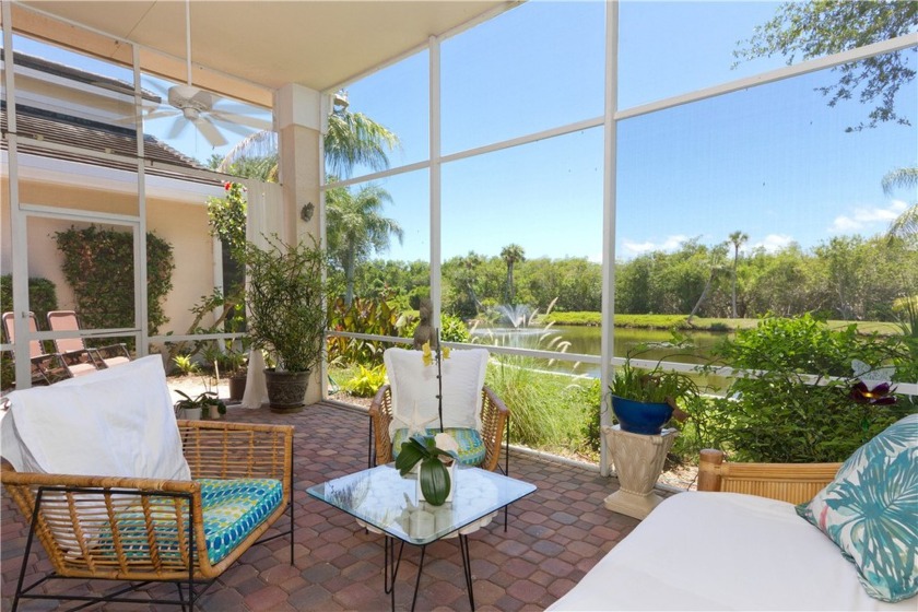 This end unit villa offers privacy and tranquility with the lake - Beach Home for sale in Vero Beach, Florida on Beachhouse.com