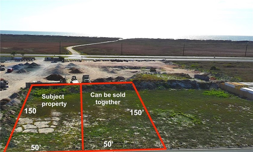 This is a good sized (50x 150) commercial vacant lot in North - Beach Lot for sale in Corpus Christi, Texas on Beachhouse.com