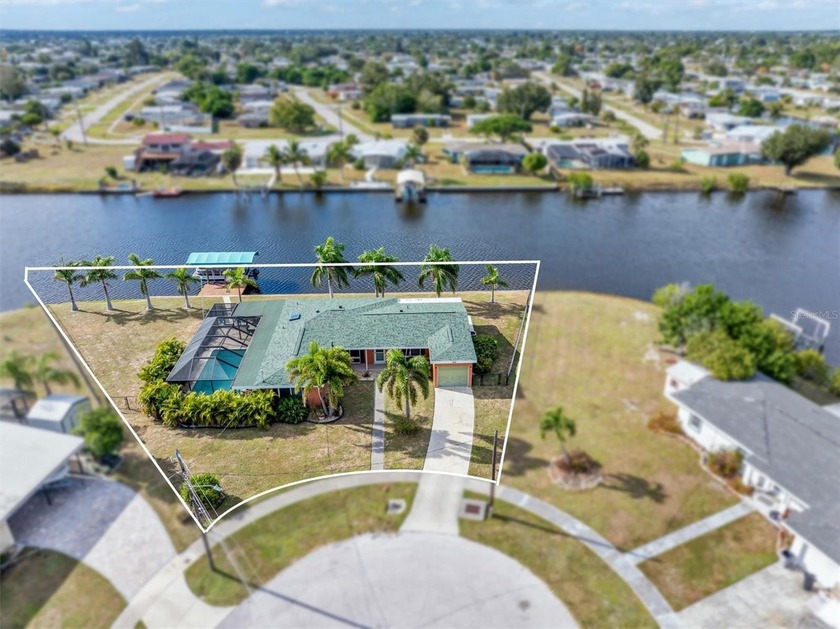 Oversized Gulf-access tip lot with nearly 200 ft of waterfront - Beach Home for sale in Port Charlotte, Florida on Beachhouse.com