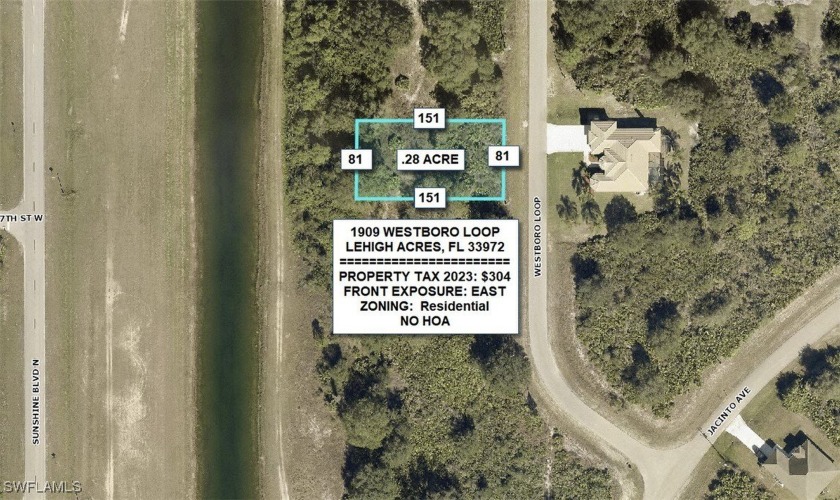 AWESOME OVERSIZED CANAL LOT FOR SALE!!! Great lot to build your - Beach Lot for sale in Lehigh Acres, Florida on Beachhouse.com