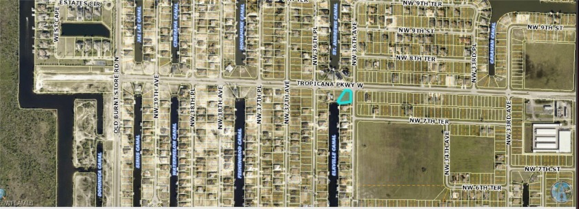 Beautiful Southwest  rear exposure canal lot in a beautiful area - Beach Lot for sale in Cape Coral, Florida on Beachhouse.com