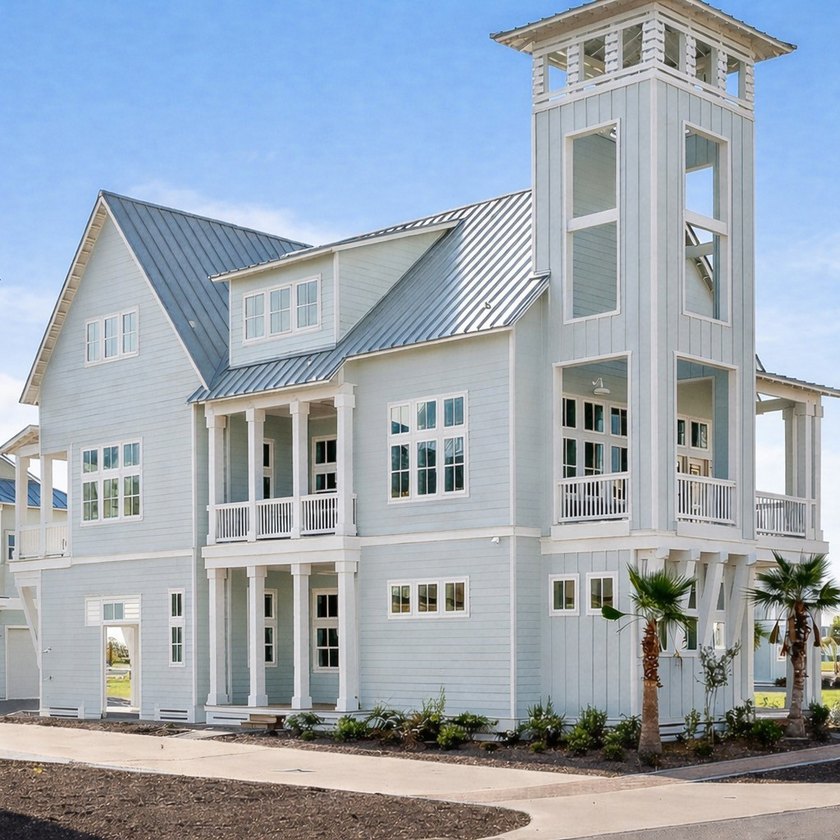A fresh take on a custom home not yet furnished! Options and - Beach Home for sale in Port Aransas, Texas on Beachhouse.com