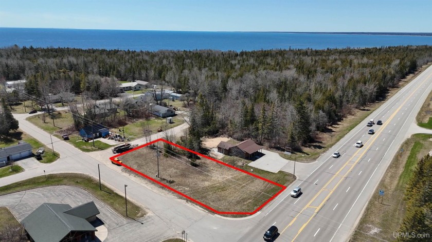 This vacant commercial parcel is located just a stones throw - Beach Lot for sale in Naubinway, Michigan on Beachhouse.com