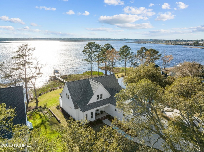 Located on the amazing White Oak River, this home has its' own - Beach Home for sale in Stella, North Carolina on Beachhouse.com